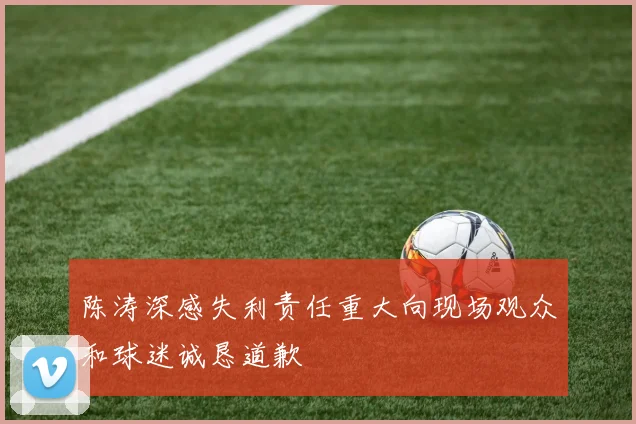 陈涛深感失利责任重大向现场观众和球迷诚恳道歉
